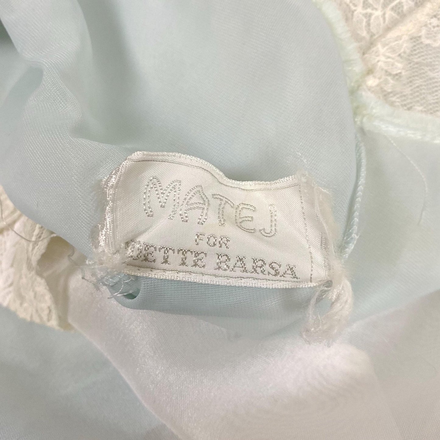 Vintage 1960's Nightgown & Peignoir Set - Powder Blue Nylon with Sheer Floral Print White Organdy Overlay - Size S - By Odette Barsa - Daggers & Dames