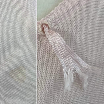 Antique 1920's Camiknicker | Pale Pink Silk Knit with Button Drop-Seat | Size 30-34 Bust, XXS, XS - Daggers & Dames