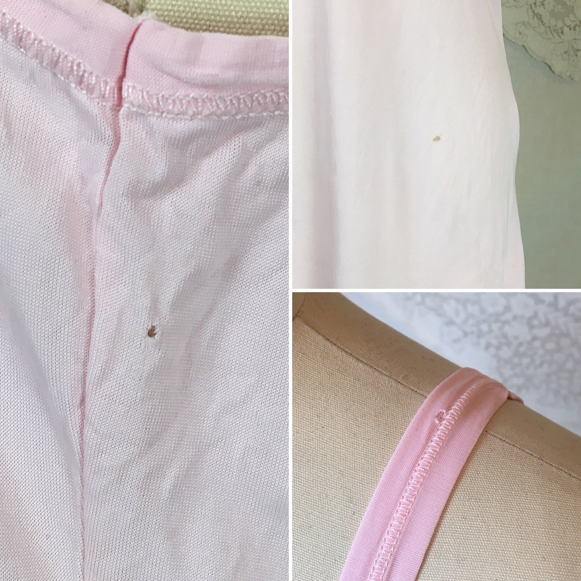 Vintage 1920's Chemise 1 | Size SM, MED | Bubblegum Pink Rayon Knit | The Globe -New with Tags - Daggers & Dames