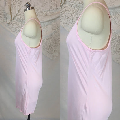 Vintage 1920's Chemise 1 | Size SM, MED | Bubblegum Pink Rayon Knit | The Globe -New with Tags - Daggers & Dames
