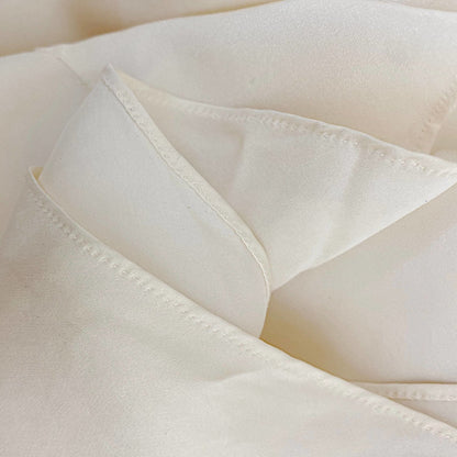 Vintage 1930's Nightgown | Hand Stitched Ivory Silk with Light Nude Ruffled Lace | Size S, M, LG | Yolande - Daggers & Dames