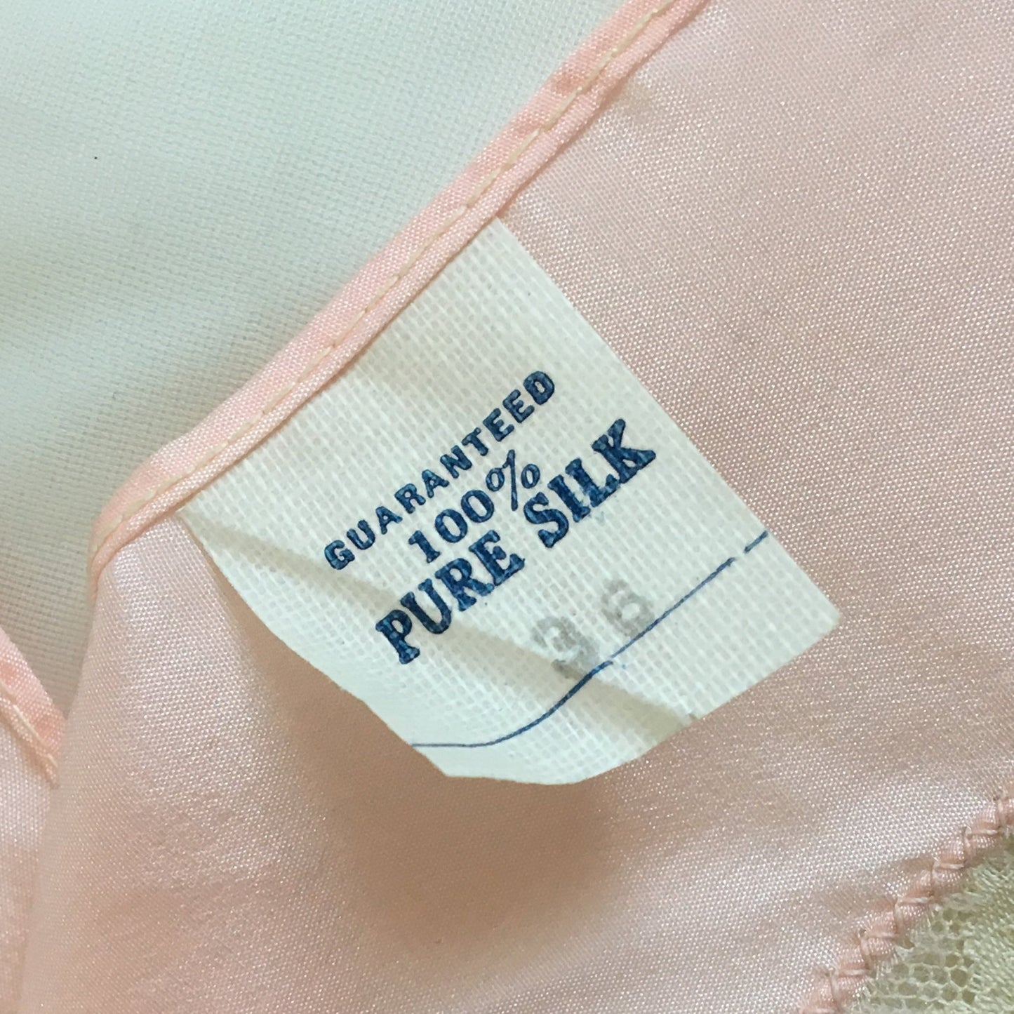 Vintage 1940's Bra & Tap Pants -New in Box | Light Pink Pure Silk with Ecru Lace | New Old Stock | Flapper Lingerie Set | Size M, LG - Daggers & Dames
