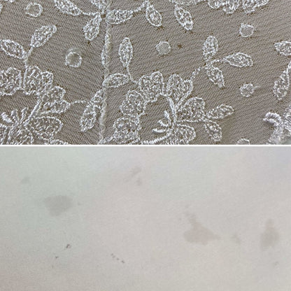 Vintage 1940's Nightgown | Pale Mint Green Rayon Crepe with Bone White Embroidered Chiffon | Size M, LG | Lady Leonora, Gown of the Month - Daggers & Dames