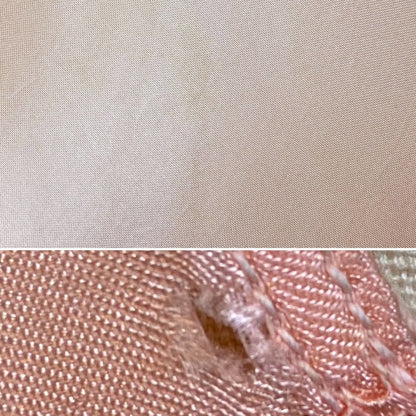 Vintage 1940's Nightgown | Rose Gold Pink Rayon Satin with Warm Nude Tambour Lace | Size S, M | Never Worn - Daggers & Dames