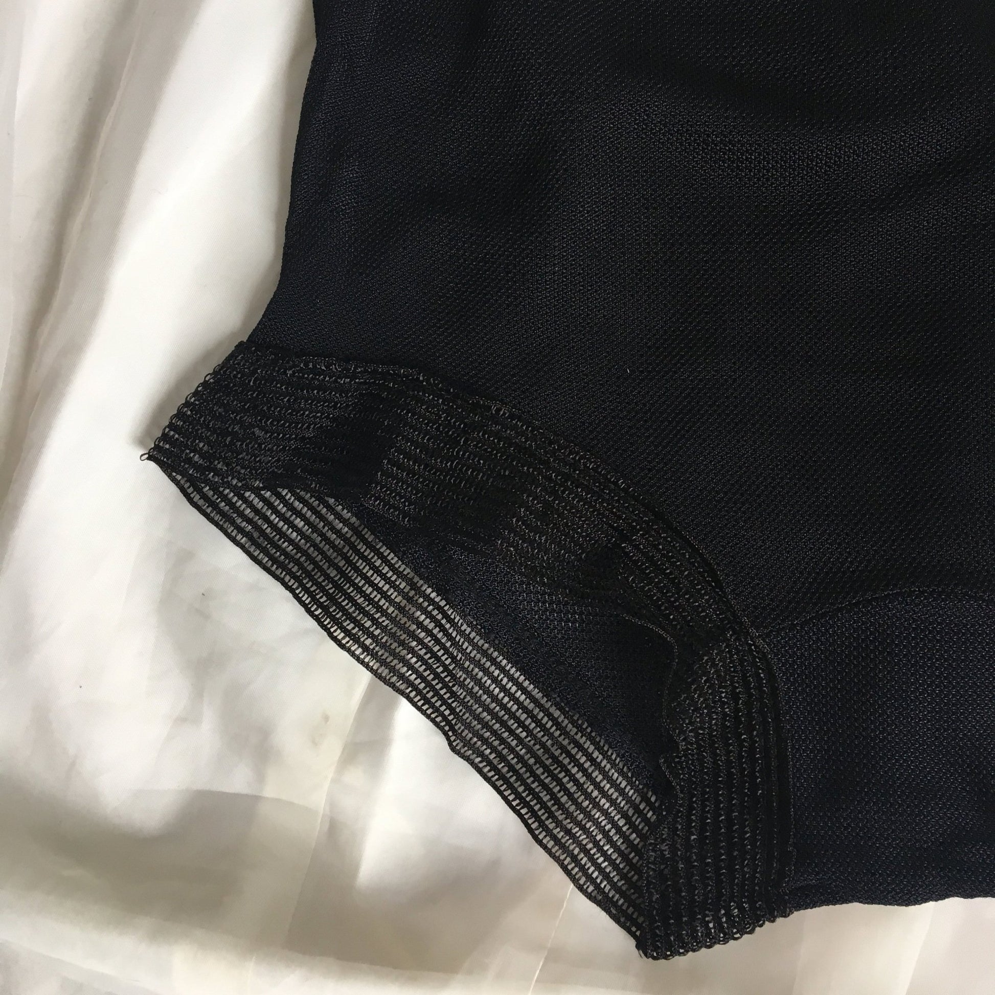 Vintage 1940's Panties | Black Rayon Mesh with Ladder Stitched Hems | Never Worn | Size XXS, XS - Daggers & Dames