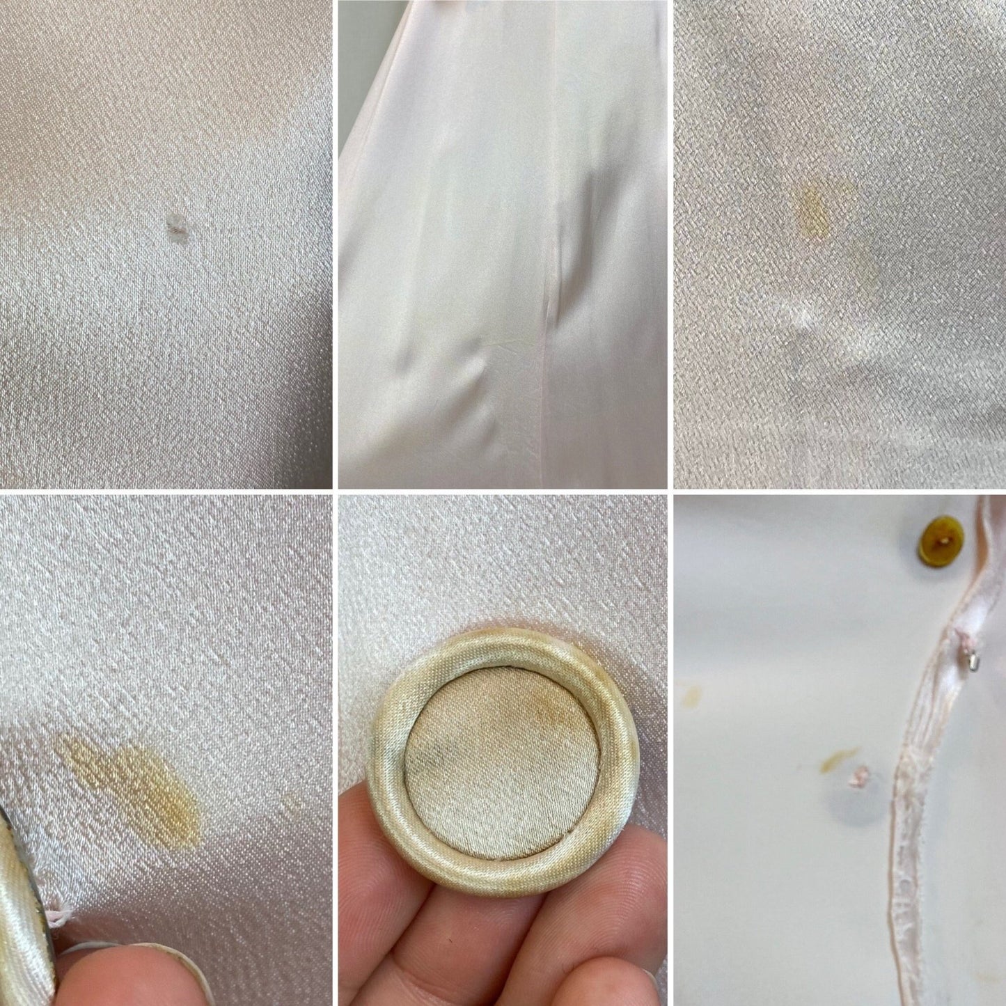 Vintage 1940's Robe | Pale Powder Pink Rayon Satin Charmeuse with White Ruffled Lace | Size XS | Dorian for G. Fox & Co. - Daggers & Dames