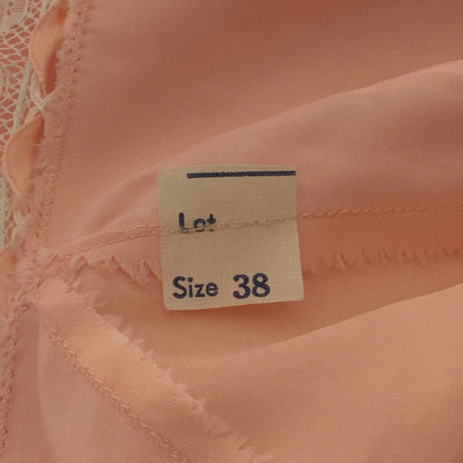 Vintage 1940's Slip | Light Pink Rayon Satin & White Lace Ruffled Straps | New Old Stock | Pintucking with Bias Cut Lingerie | Size M - Daggers & Dames