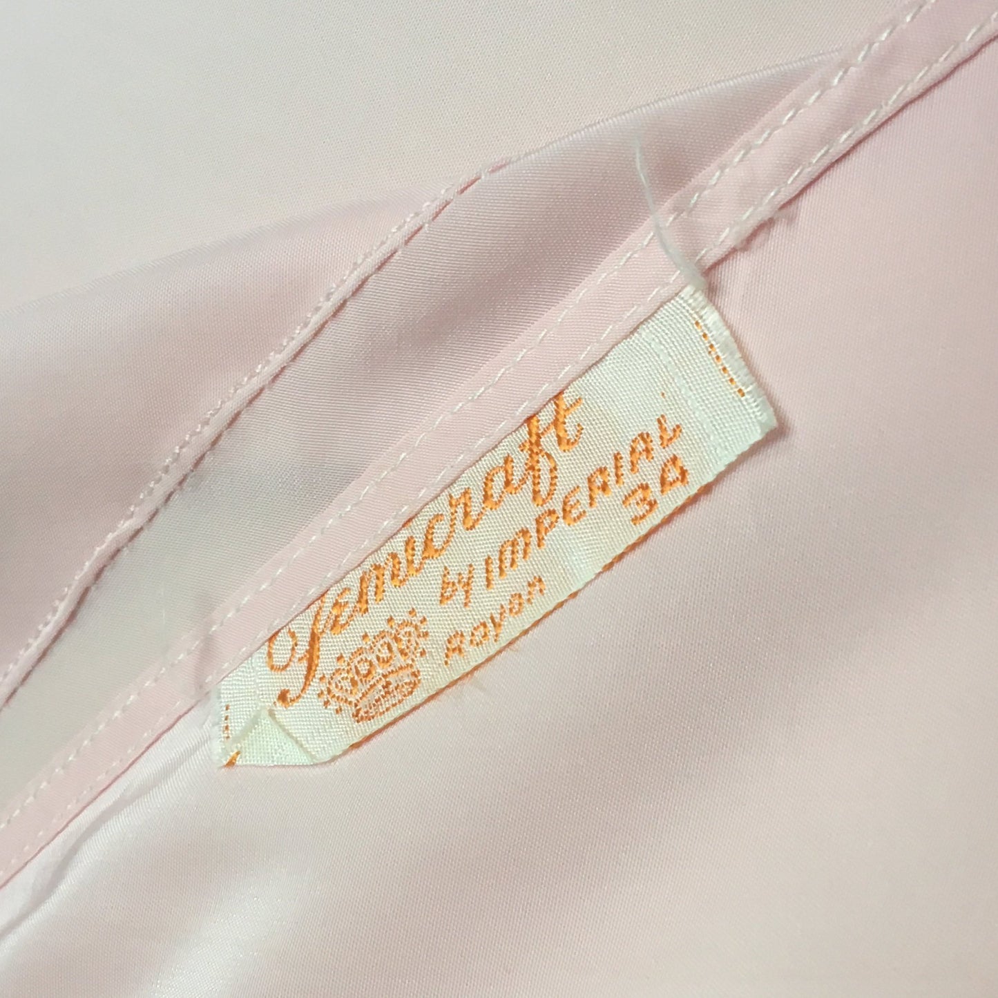 Vintage 1940's Slip | Powder Pink Rayon with Tulle Inserts & Embroidery | Femicraft | Size S - Daggers & Dames