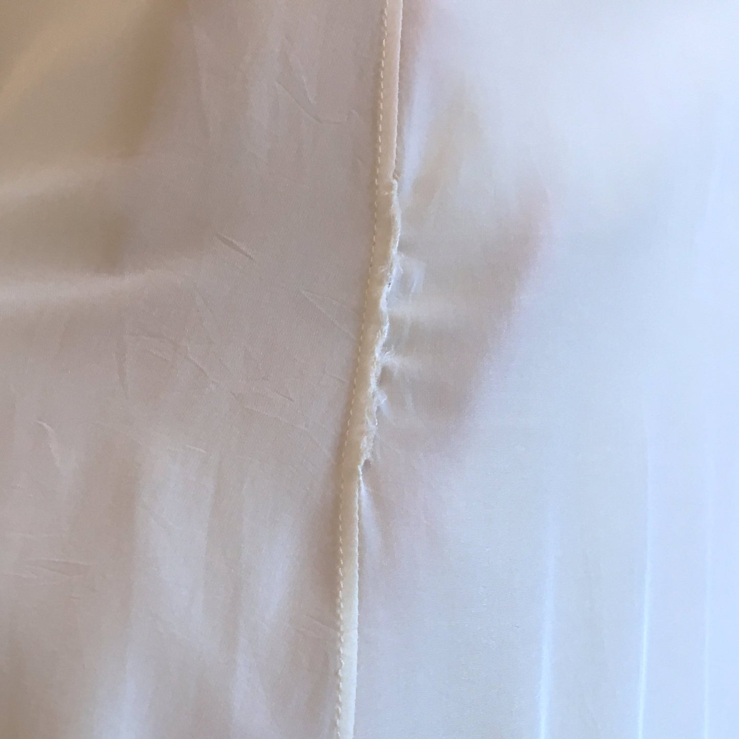 Vintage 1940's Slip | Sheer White Rayon with Tulle Inserts & Filigree Embroidery | Laros | Size XS - Daggers & Dames