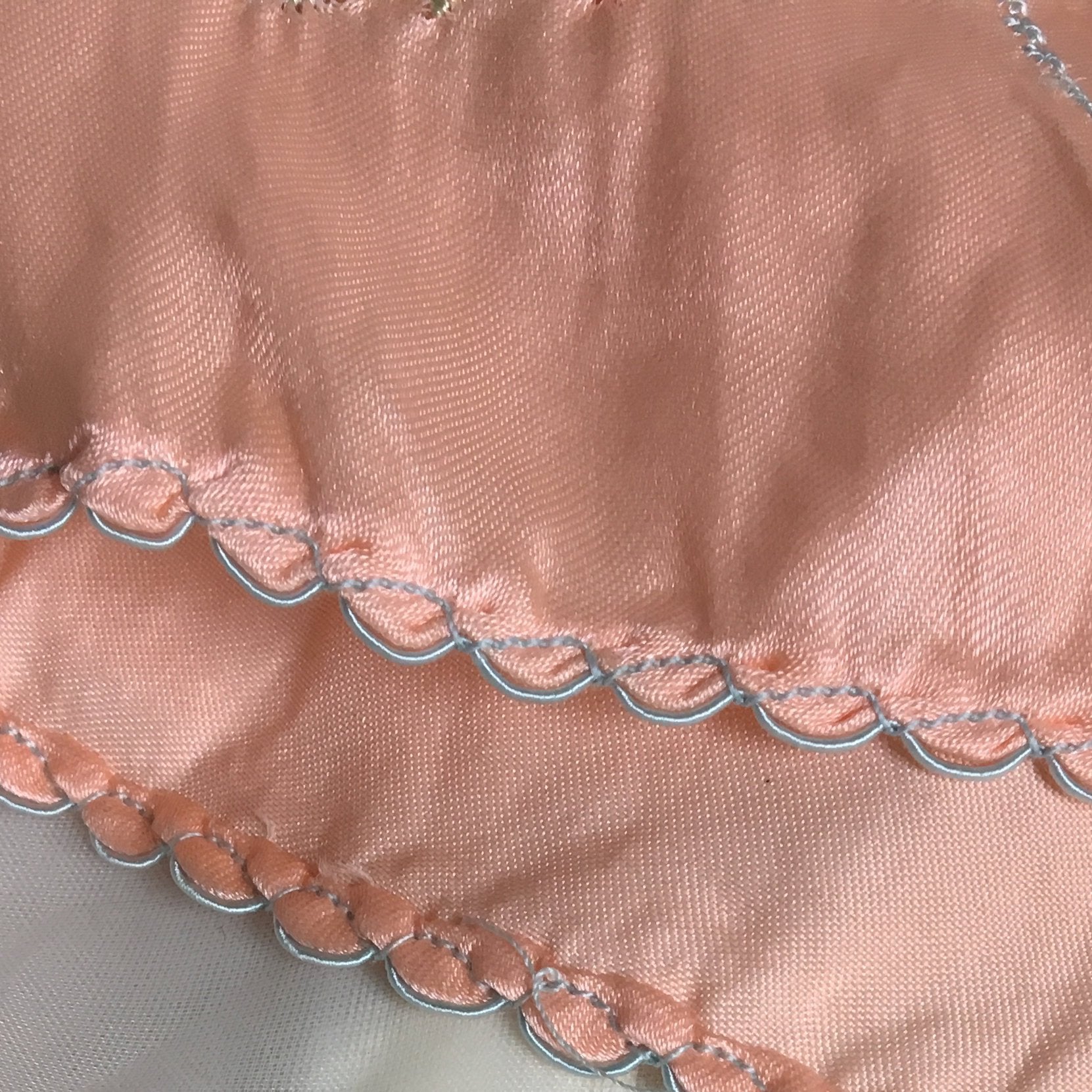Vintage 1940's Tap Pants | Pink Silk & Rayon Blend with Embroidery | New Old Stock | Size XSM - SM - Daggers & Dames