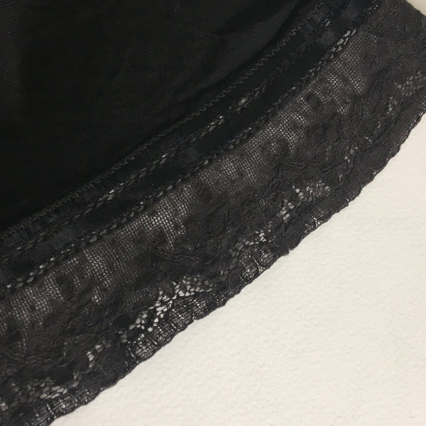 Vintage 1940's Tap Pants | Silky Black Rayon with Satin Ribbon and Lace | Carter's | Size M, LG - Daggers & Dames