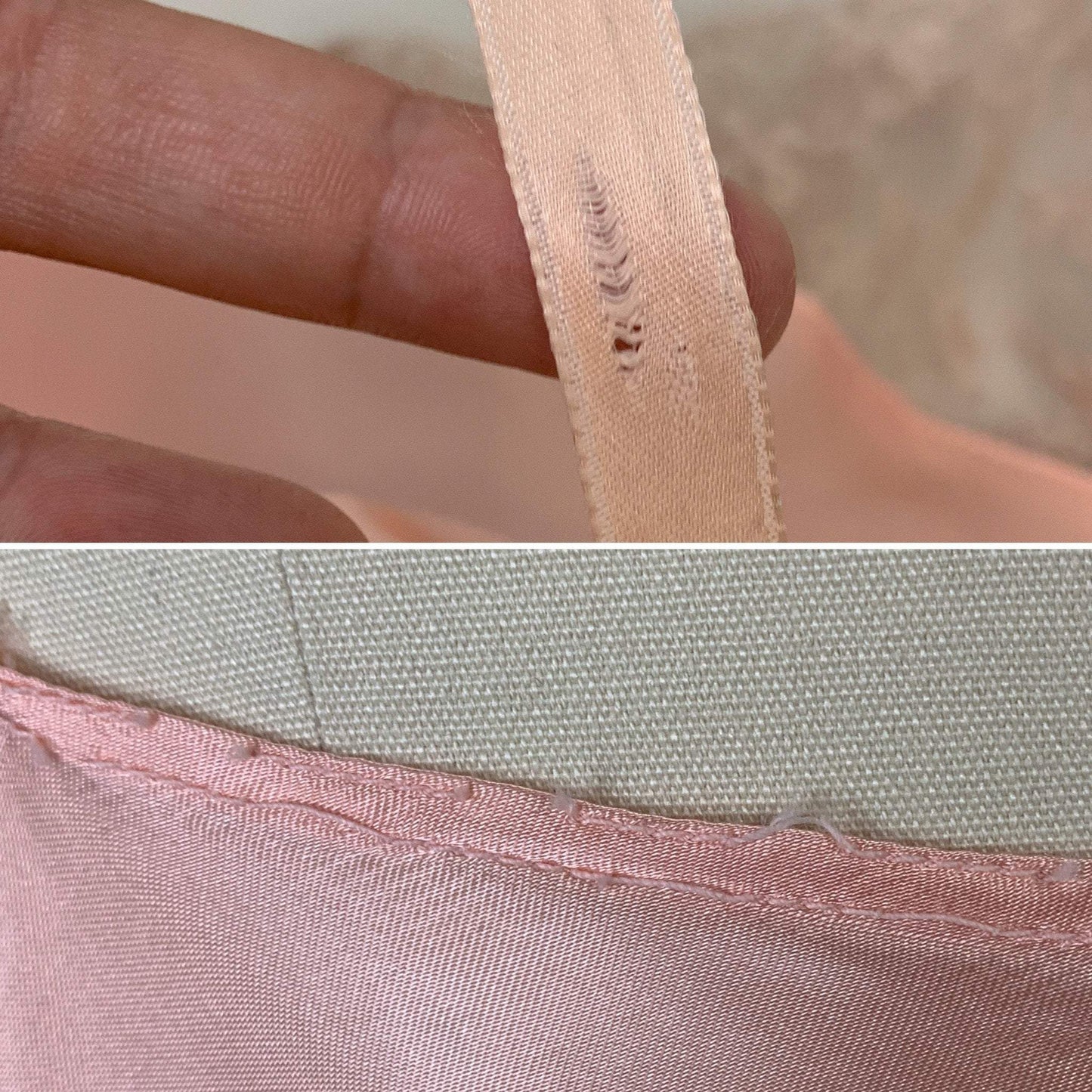 Vintage 1940's Teddy Chemise | Rose Pink Rayon Satin with Tambour Lace Embroidery | Size M - Daggers & Dames