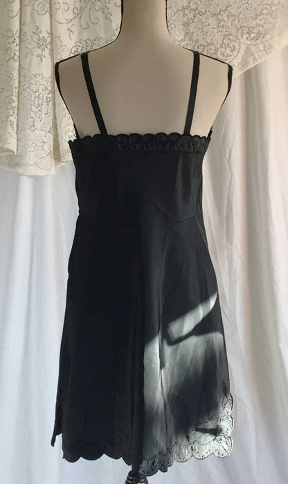 Vintage 1950s Black Slip by Gaymode - Daggers & Dames