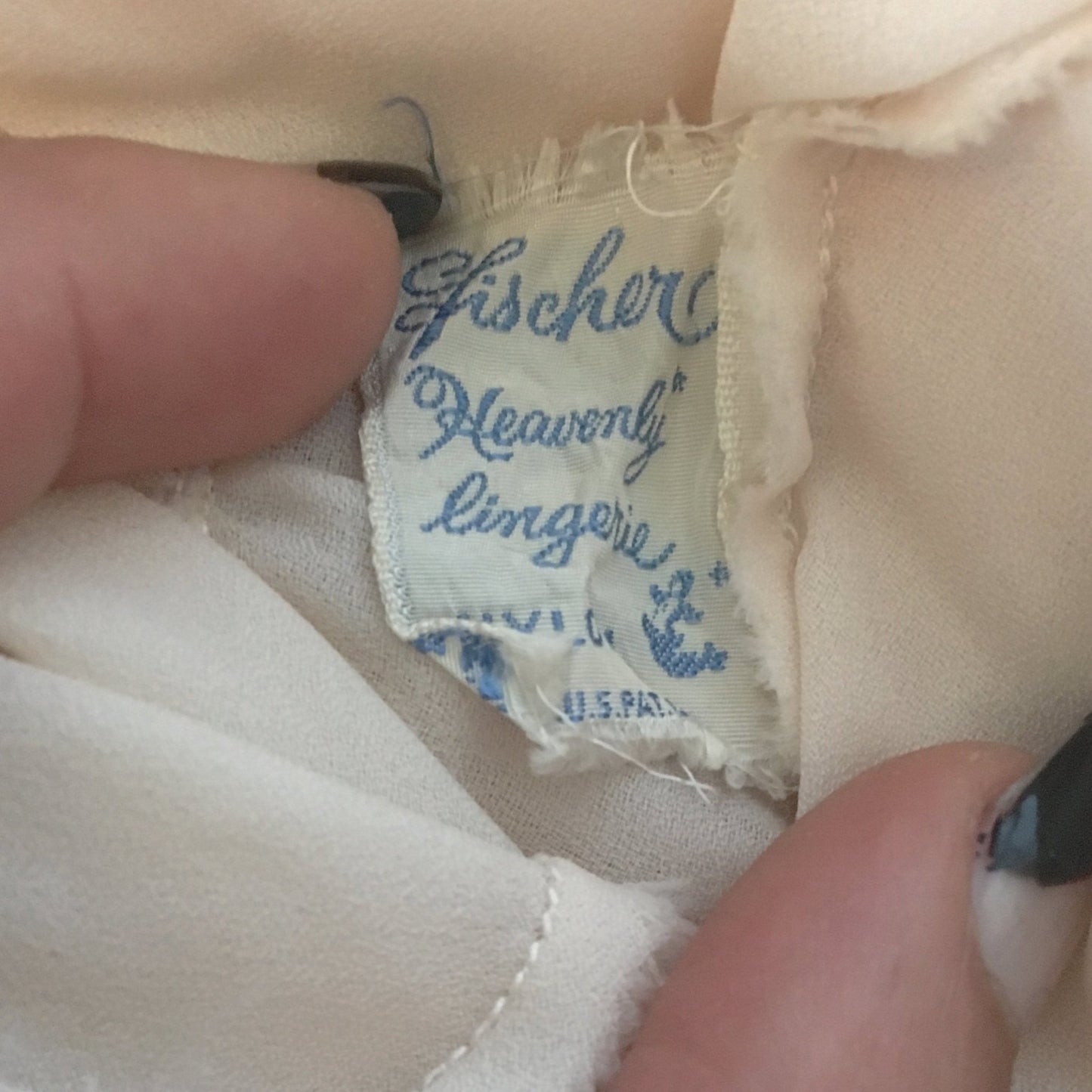 Vintage 1950's Nightgown | Palest Pink Nylon Chiffon with Tulle Ruffles | Fischer Heavenly Lingerie | Size S, MED - Daggers & Dames