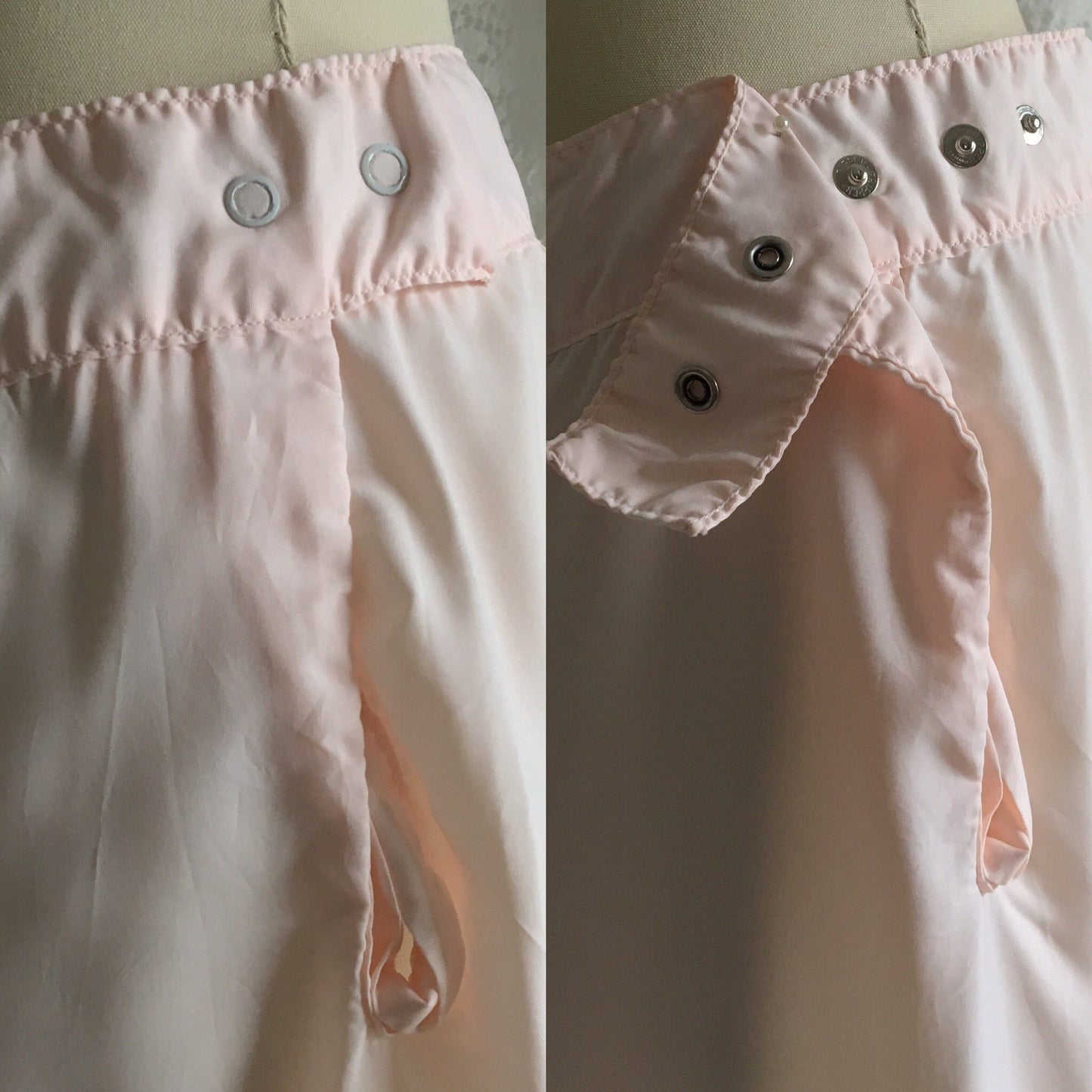 Vintage 1950's Pajama Set | Pale Pink Rayon with Burgundy Trim & Fringe Tie Waist | Ladies Pajamas | Lady Berkleigh | Size SM - M - Daggers & Dames