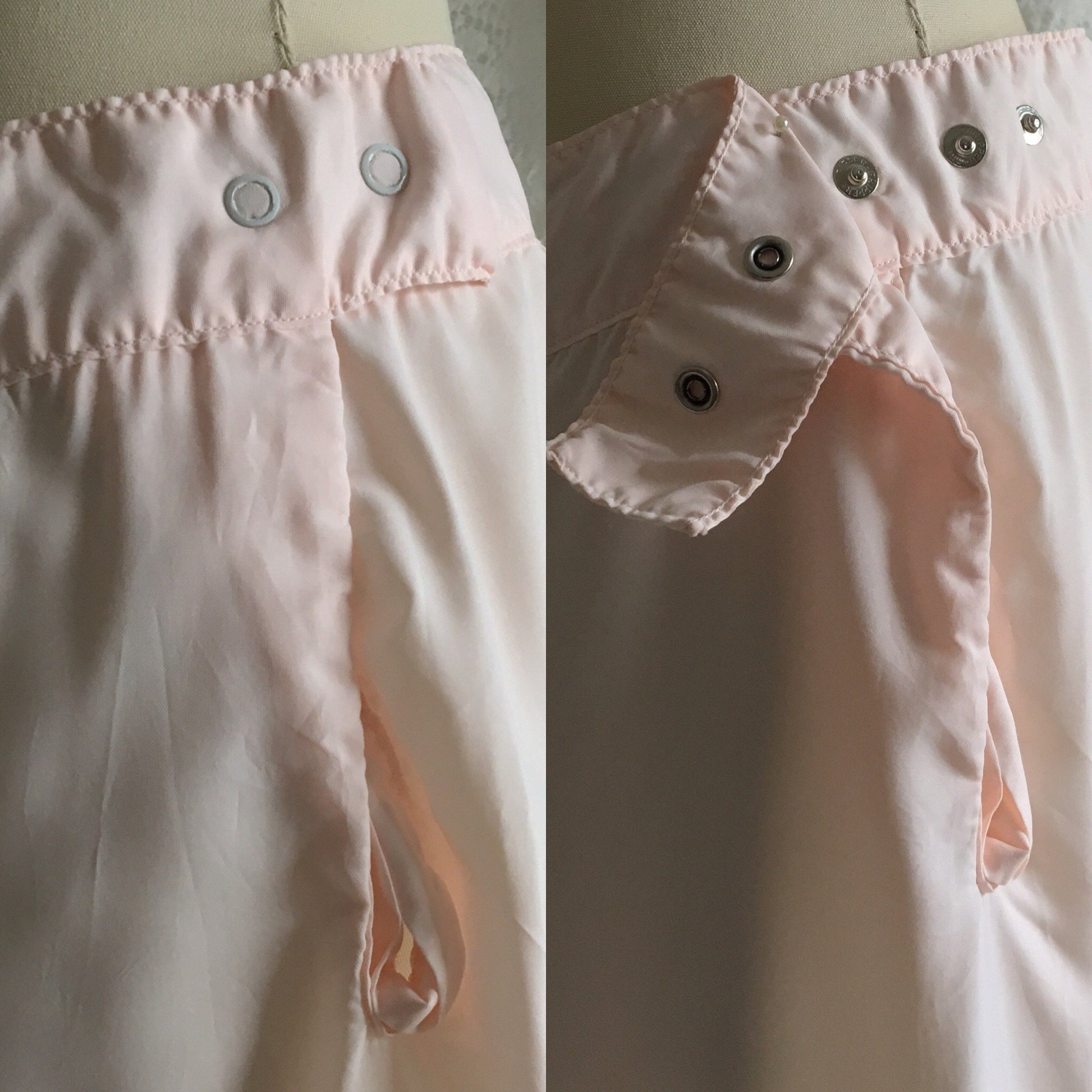 Vintage 1950's Pajama Set | Pale Pink Rayon with Burgundy Trim & Fringe Tie Waist | Ladies Pajamas | Lady Berkleigh | Size SM - M - Daggers & Dames