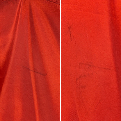 Vintage 1950's Slip | Bright Cherry Red Rayon with Crystal Pleat Hem | Size M, LG | Val Mode - Never Worn - Daggers & Dames