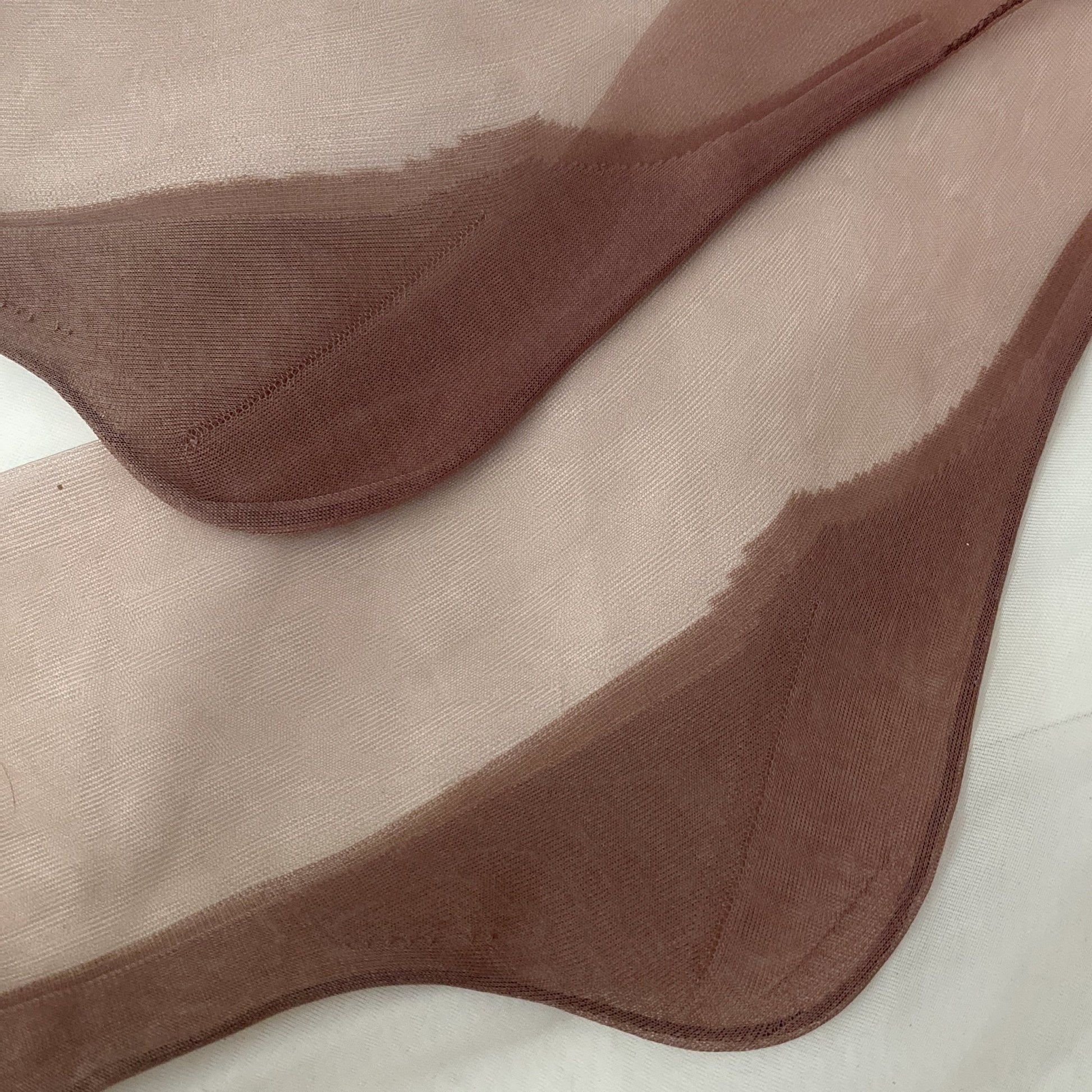Vintage 1950's Stockings | Full Fashioned Tan Nylon with Black Threaded Exposed Seams & Cuban Heel | Size 8.5, 9, 9.5 | La France - Daggers & Dames