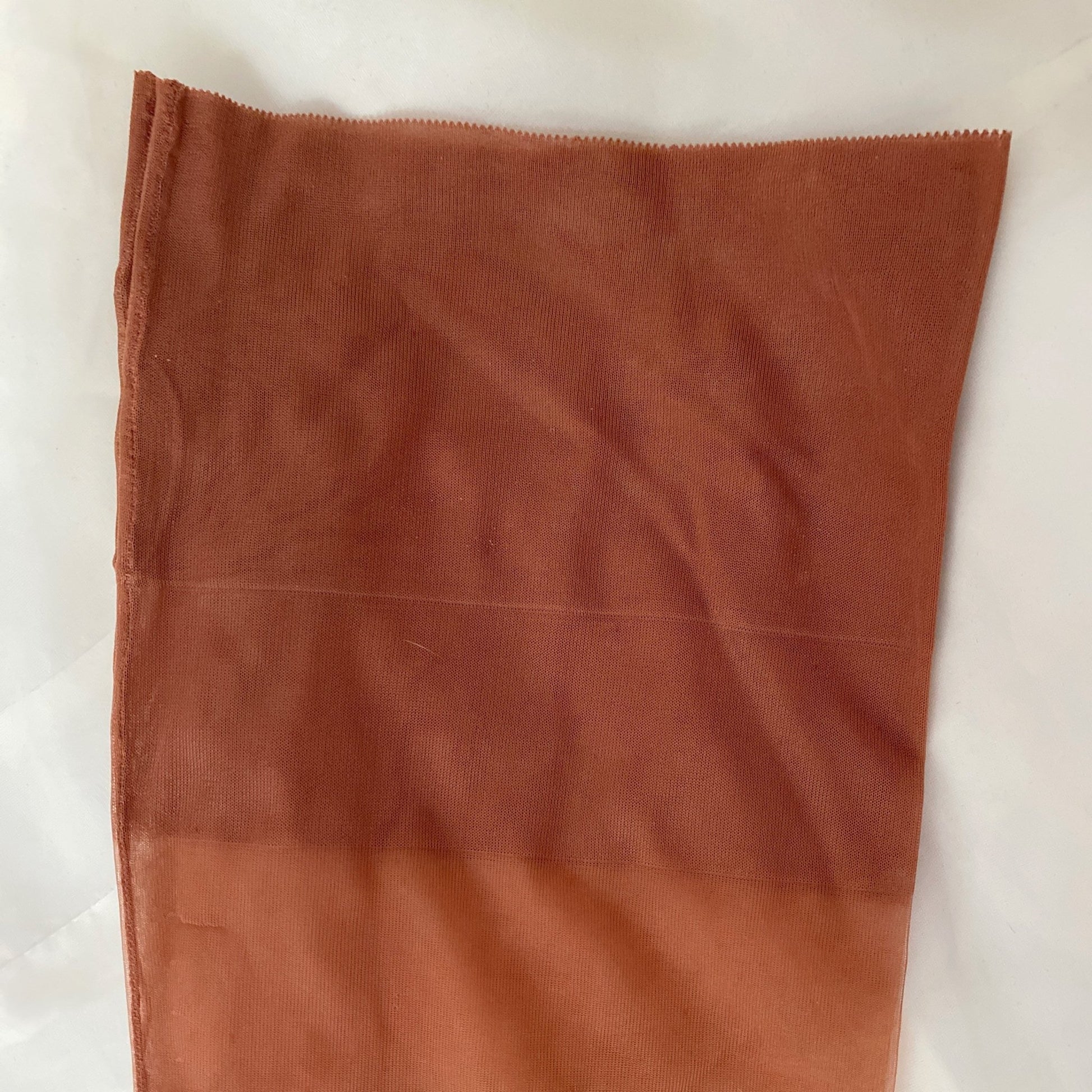 Vintage 1950's Stockings | Full Fashioned Tan Nylon with Exposed Seams & Original Box | Size 8.5, 9 | Corliss Hosiery - Daggers & Dames
