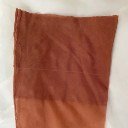 Vintage 1950's Stockings | Full Fashioned Tan Nylon with Exposed Seams & Original Box | Size 8.5, 9 | Corliss Hosiery - Daggers & Dames