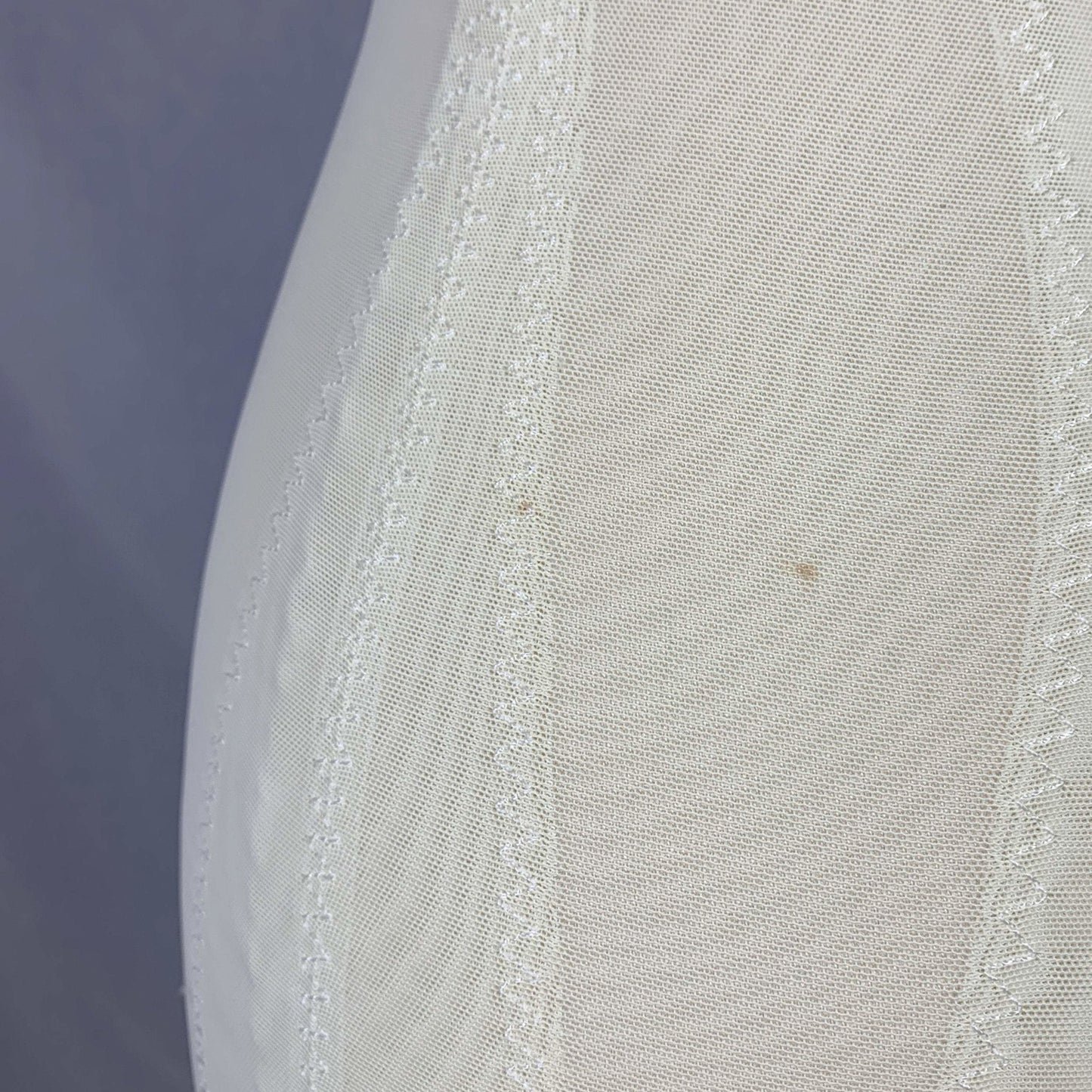 Vintage 1960's All in One Girdle | Pale Yellow & White Lycra Double Tulip Control with Bullet Cups | Size 34 B, S | Vanity Fair - Daggers & Dames