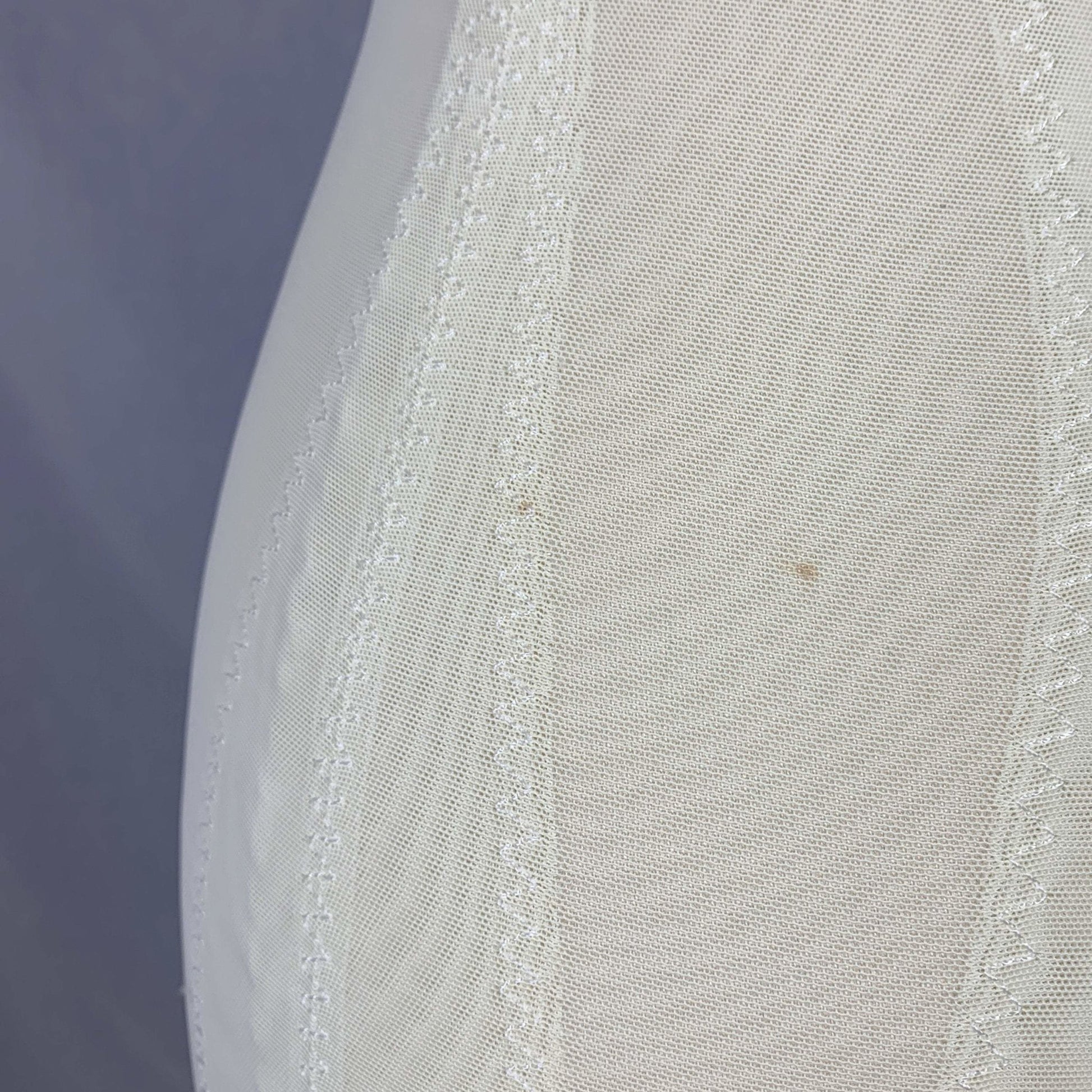 Vintage 1960's All in One Girdle | Pale Yellow & White Lycra Double Tulip Control with Bullet Cups | Size 34 B, S | Vanity Fair - Daggers & Dames