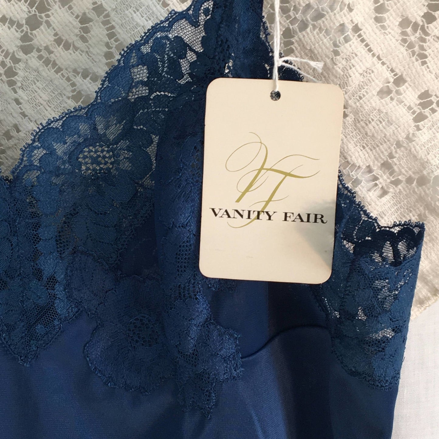 Vintage 1960's Indigo Slip by Vanity Fair -New with Tags - Daggers & Dames