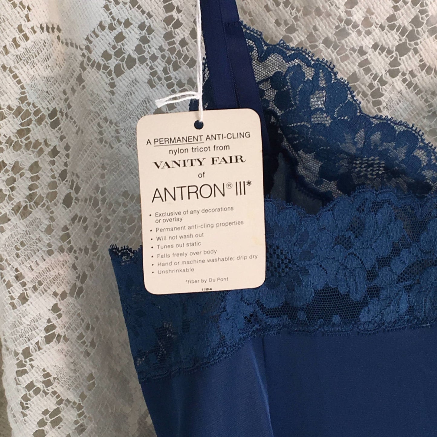 Vintage 1960's Indigo Slip by Vanity Fair -New with Tags - Daggers & Dames