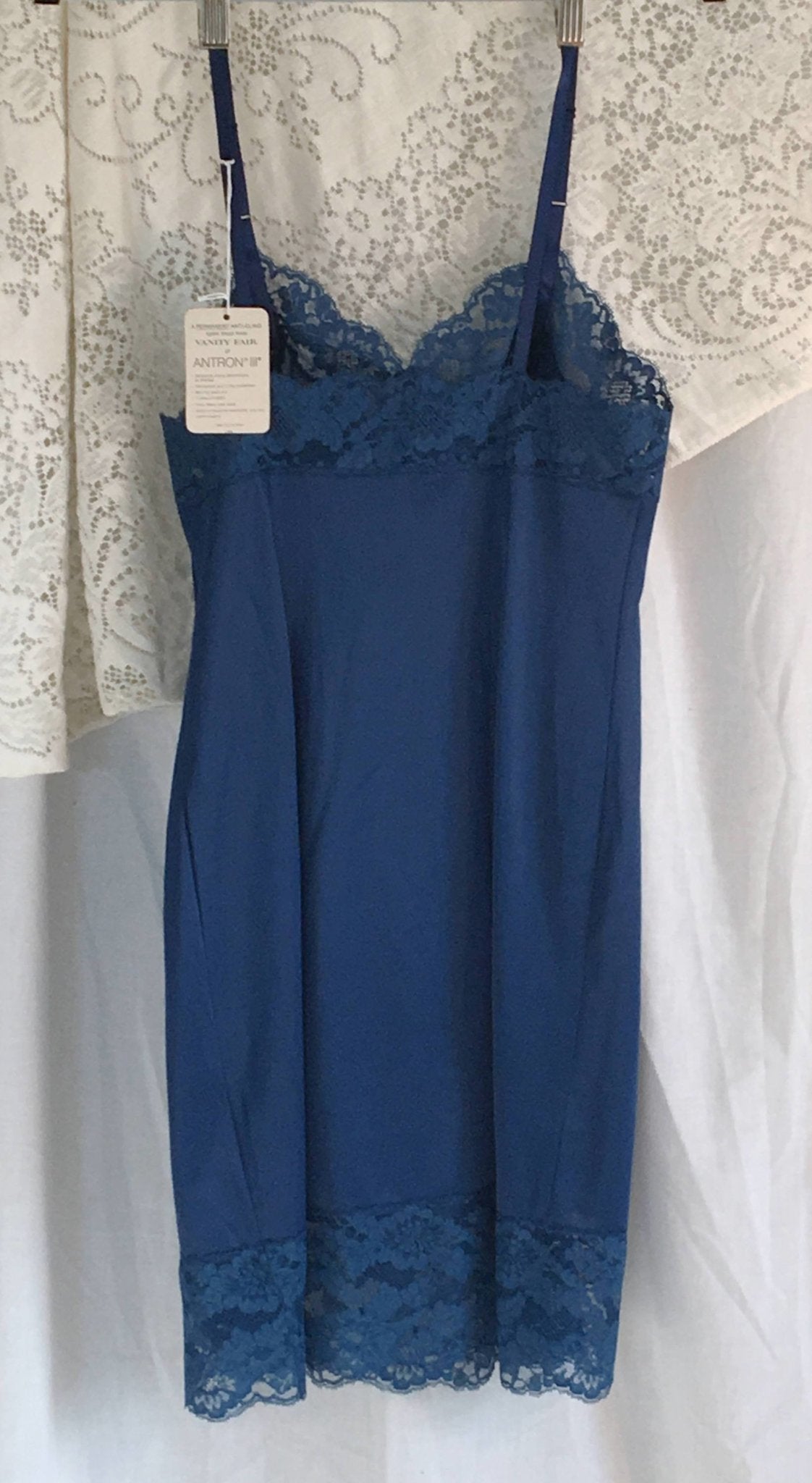 Vintage 1960's Indigo Slip by Vanity Fair -New with Tags - Daggers & Dames