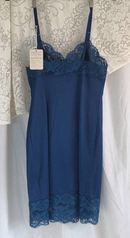 Vintage 1960's Indigo Slip by Vanity Fair -New with Tags - Daggers & Dames