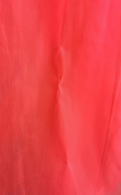 Vintage 1960's Jumpsuit Pajamas | Bright Electric Pink Nylon with Chiffon Skirt | Size S - Daggers & Dames