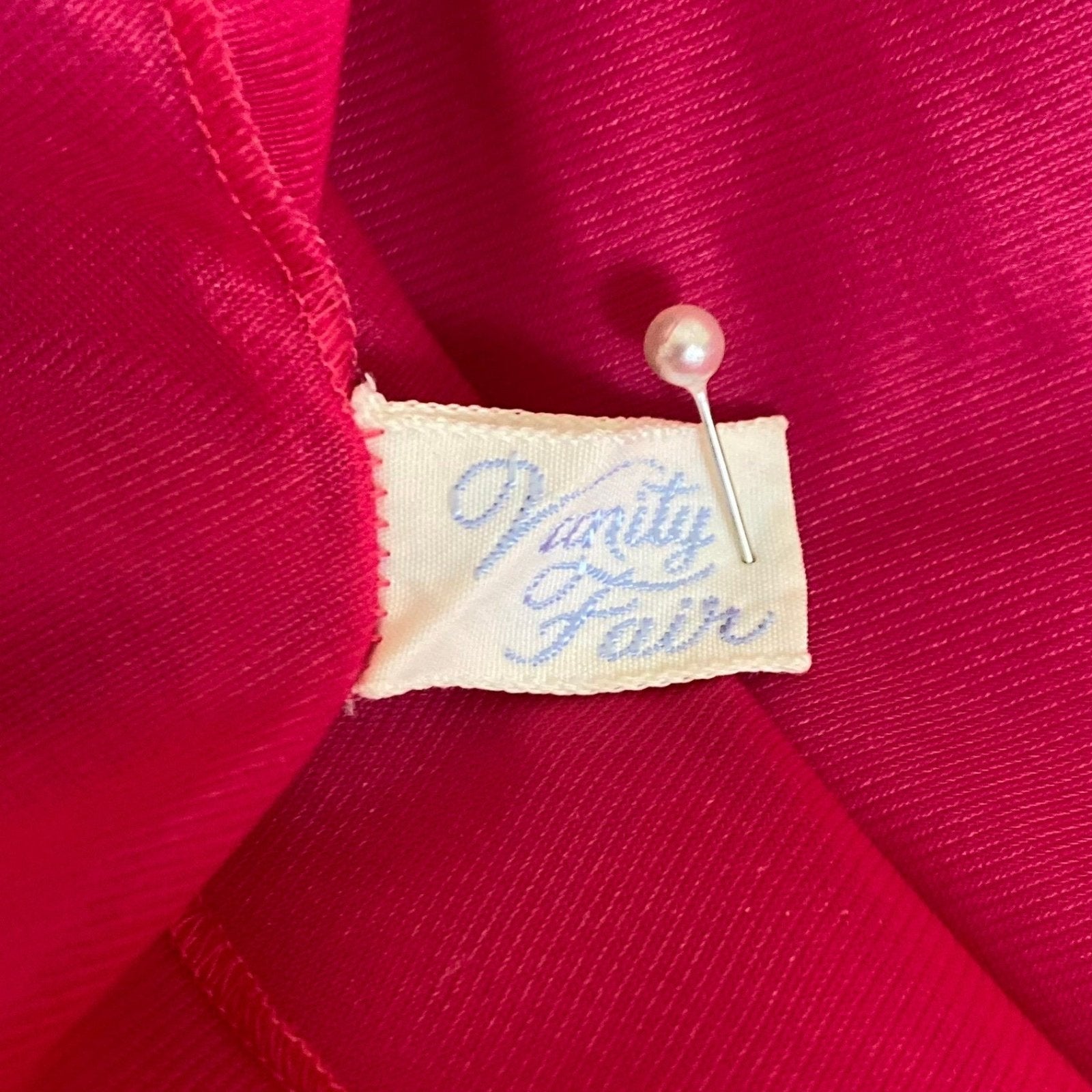 Vintage 1960's Nightgown | Hot Pink & Violet Purple Nylon Chiffon with Satin Ribbon Ties | Size S | Vanity Fair - Daggers & Dames