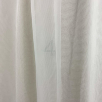 Vintage 1960's Nightgown | Sheer White Nylon Chiffon with Blue Ribbon Rosettes | Size XS, S | Radcliffe - Daggers & Dames