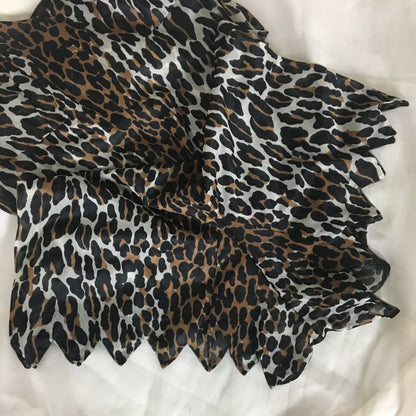 Vintage 1960's Teddy Romper | Size XS, SM | Leopard Jungle Print Nylon with Jagged Hem | Vanity Fair - Daggers & Dames
